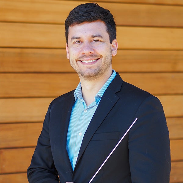 Matthew Bringedahl portrait against a wooden plank background