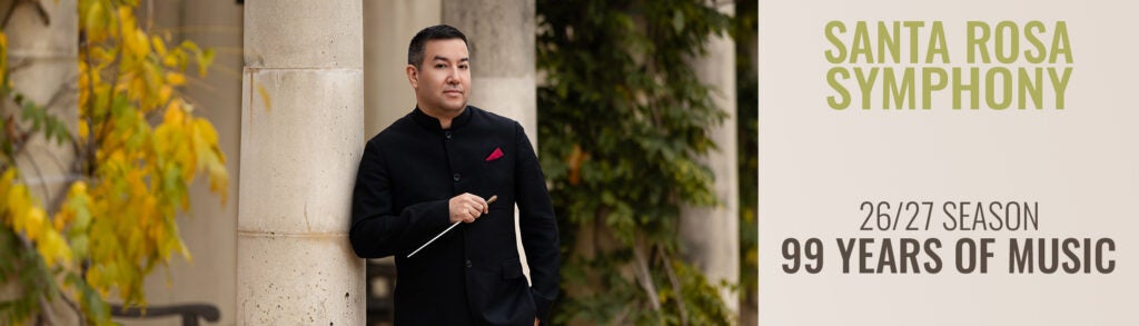 Francesco Lecce-Chong conductor, Santa Rosa Symphony 99 Years of Music