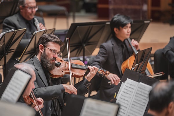 Santa Rosa Symphony, violins