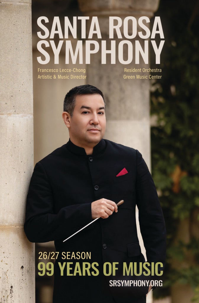 Santa Rosa Symphony season 2026-2027, Francesco Lecce-Chong